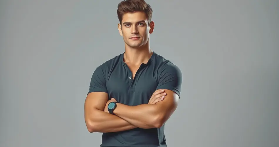 Arms Crossed Male Modeling Posing 