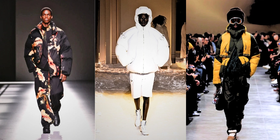 Down jackets go maximalist