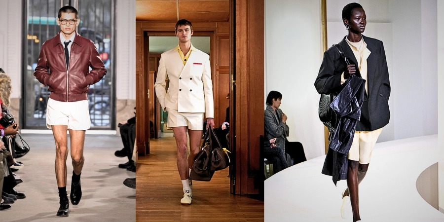 Mini-shorts shake the men’s wardrobe up