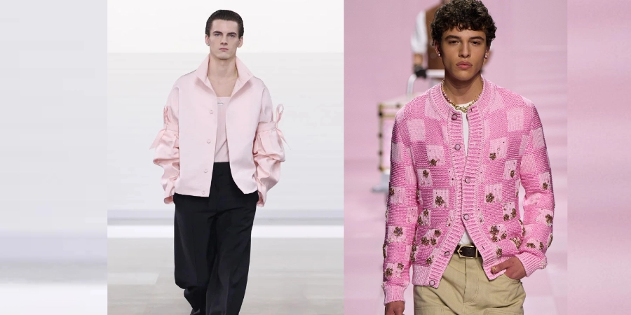 Pink is trending with men