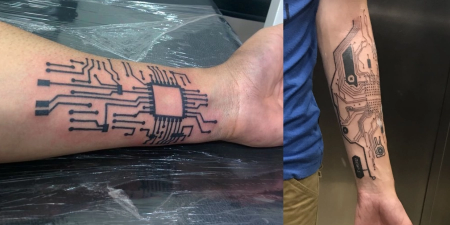 Simple Line Tattoo