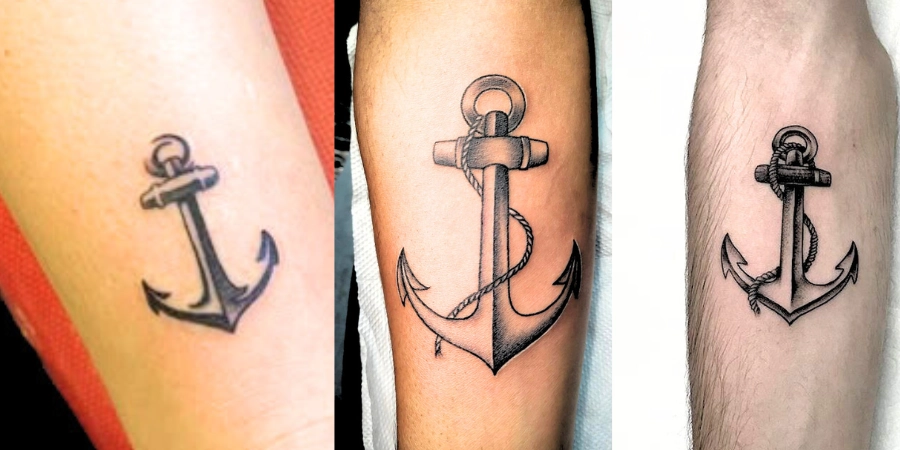 Simple Anchor Tattoo