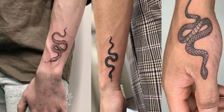 Simple Snake Tattoo