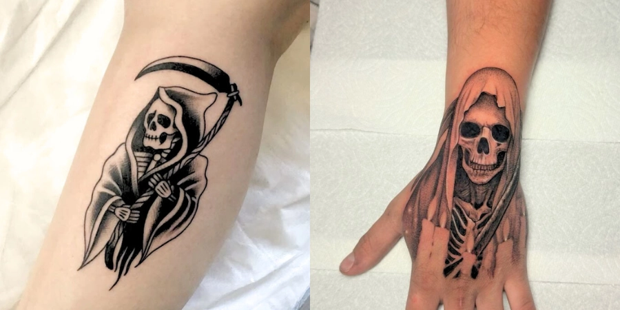  Simple Grim Reaper Tattoo