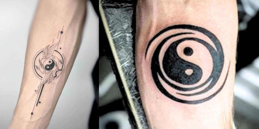 Simple Yin Yang Tattoo