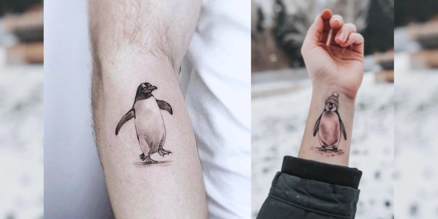 Simple Penguin Tattoo
