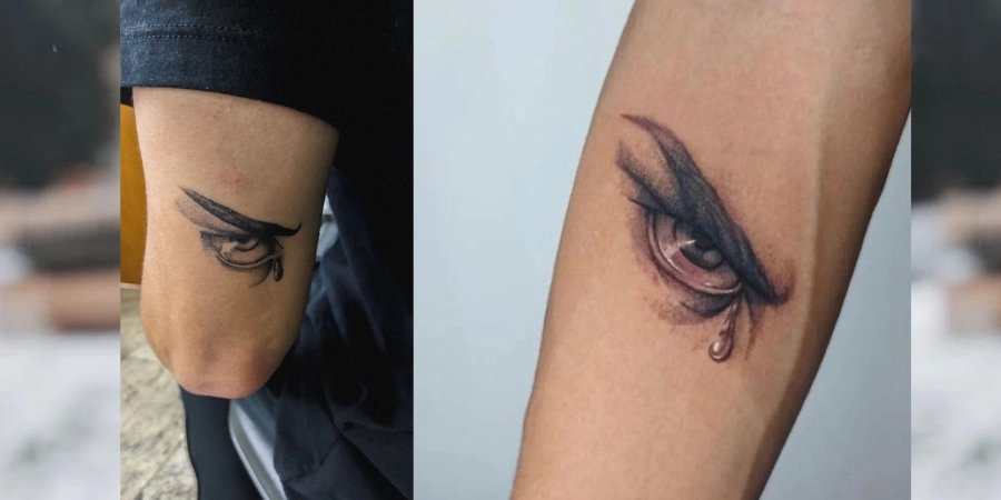 Simple Eye Tattoo On Arm