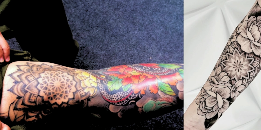 Simple Sleeve Tattoo