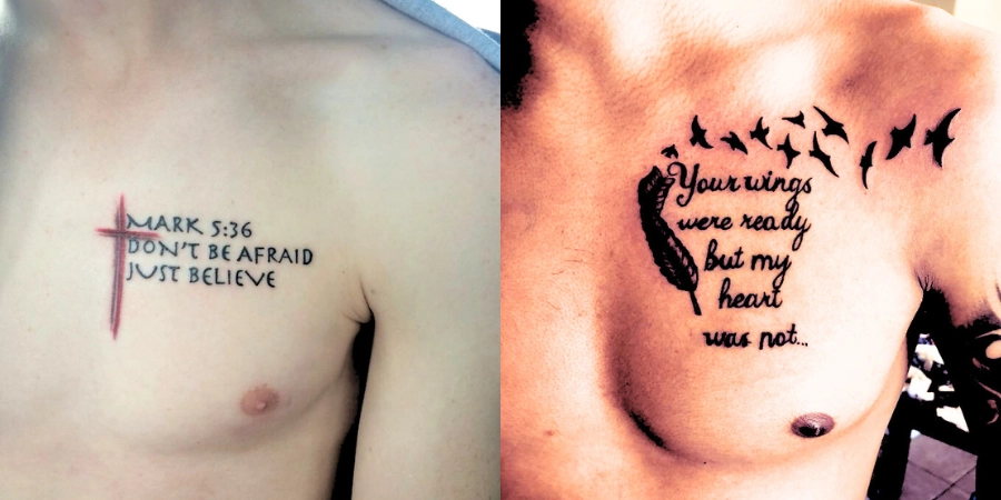 Simple Memorial Tattoo