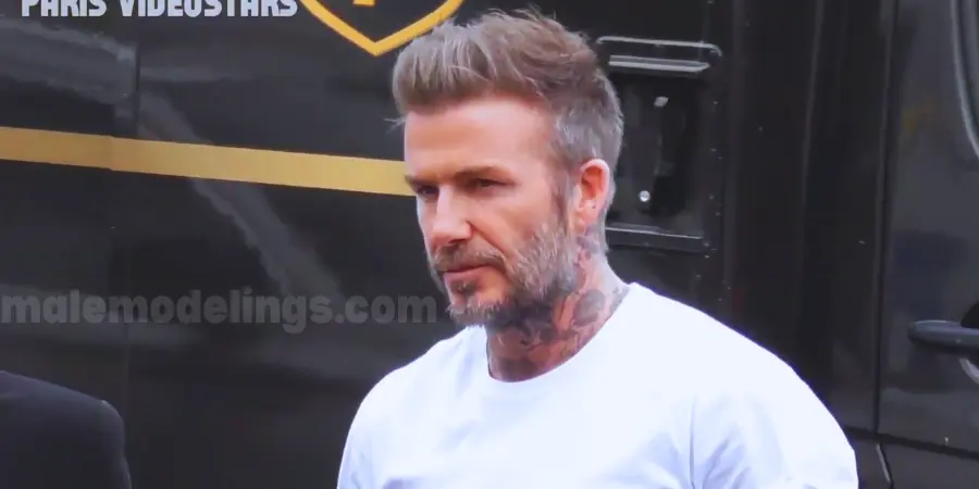 David Beckham:Paris Fashion Week