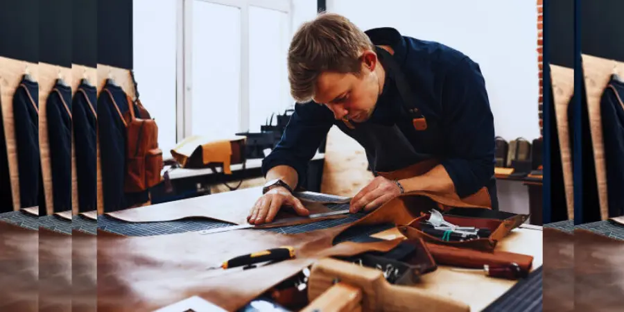 Leather Working man